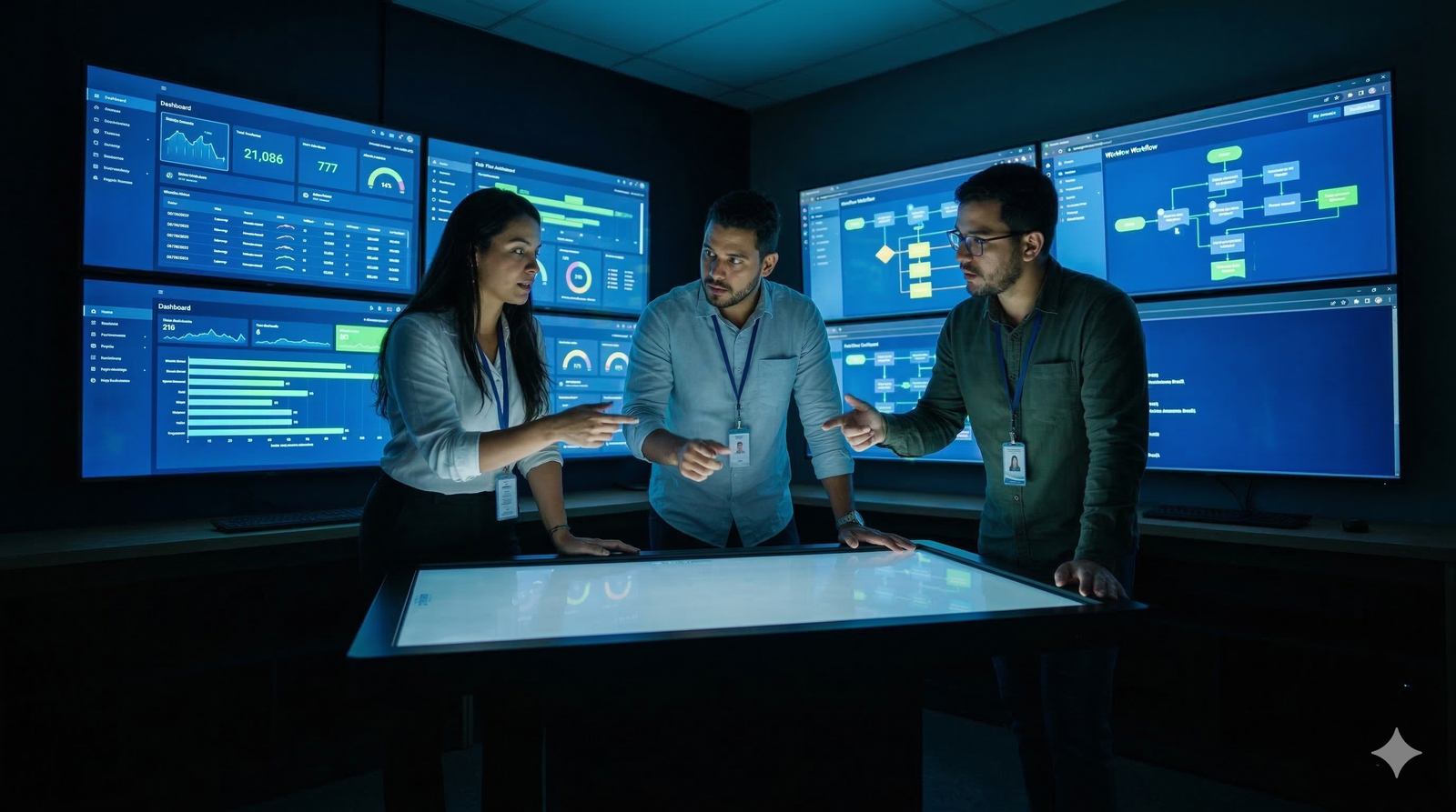 Equipe implementando Agentic Ecosystem