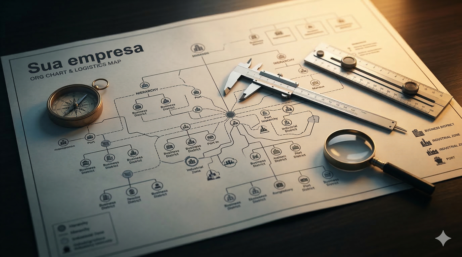 Mapa Organizacional Detalhado